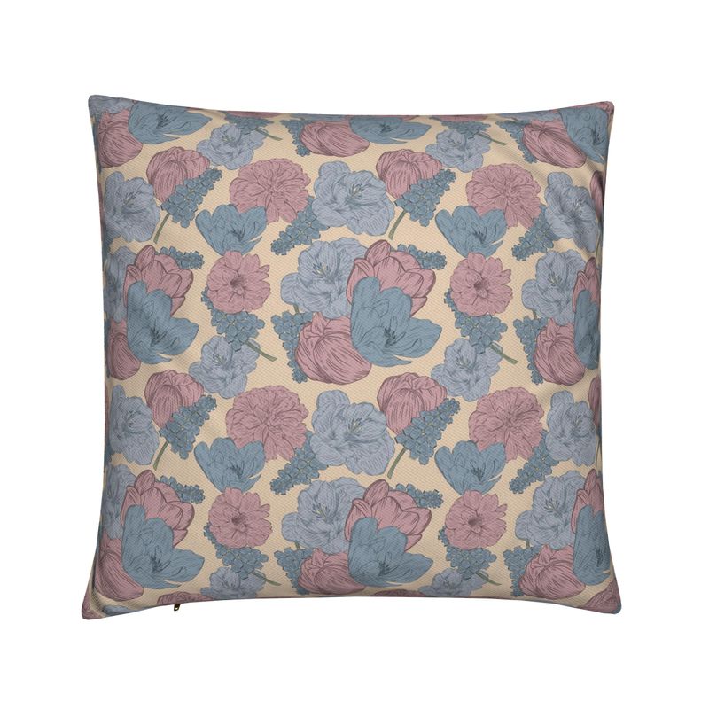 Blush & Sky Outdoor Kussen | Dutch Bloom Collection | By C Studio