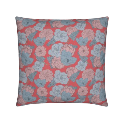 Blush & Sky Fluwelen Kussen | Dutch Bloom Collection | By C Studio