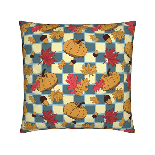 Pumpkin Patchwork Fluwelen Kussen | Vintage Fall Collection | By C Studio