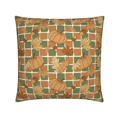 Pumpkin Patchwork Fluwelen Kussen | Vintage Fall Collection | By C Studio