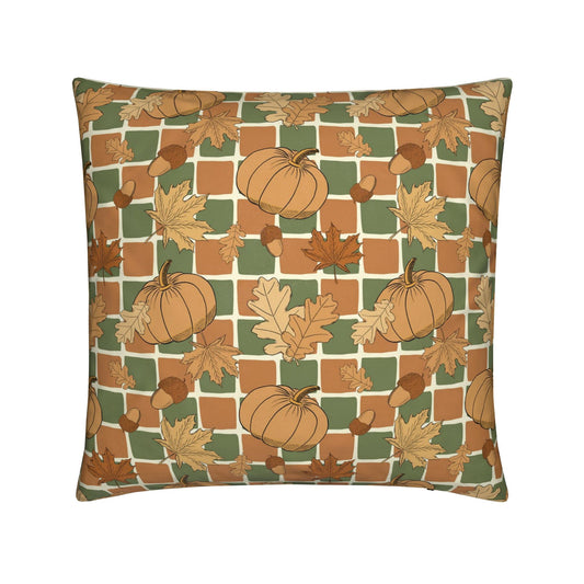 Pumpkin Patchwork Fluwelen Kussen | Vintage Fall Collection | By C Studio