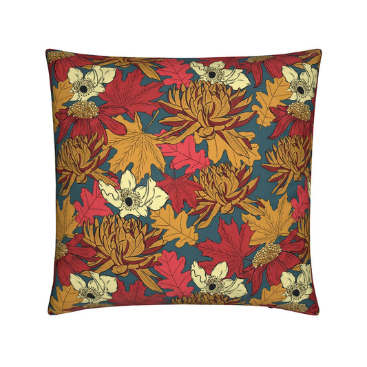 Golden Bloom Fluwelen Kussen | Vintage Fall Collection | By  C Studio
