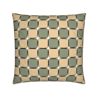 Retro Blocks Fluwelen Kussen | Vintage Fall Collection | By C Studio