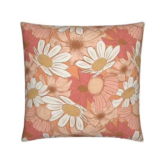 Retro Bloom Fluwelen Kussen | Cheerful Flowers Collection | By C Studio