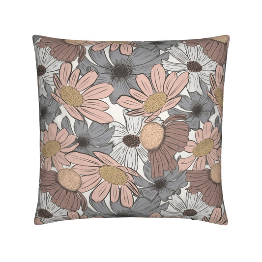 Retro Bloom Fluwelen Kussen | Cheerful Flowers Collection | By C Studio