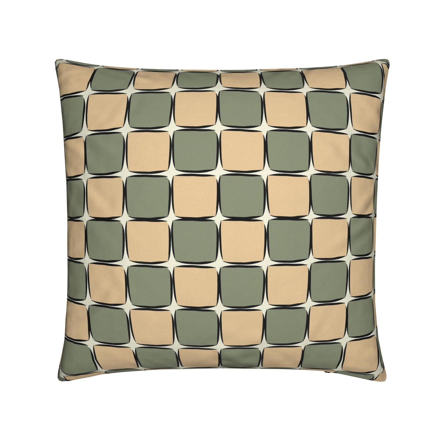 Retro Blocks Outdoor Kussen | Vintage Fall Collection | By C Studio