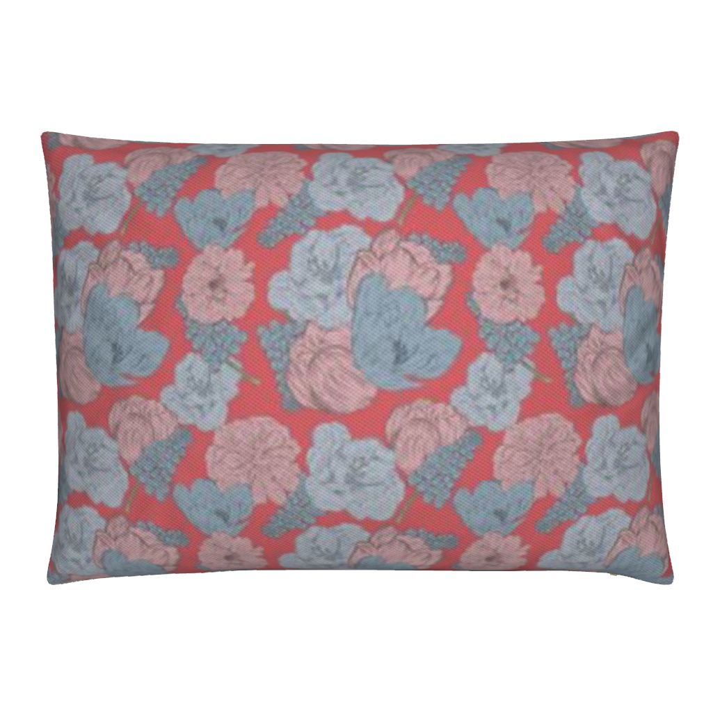 Blush & Sky Outdoor Kussen | Dutch Bloom Collection | By C Studio