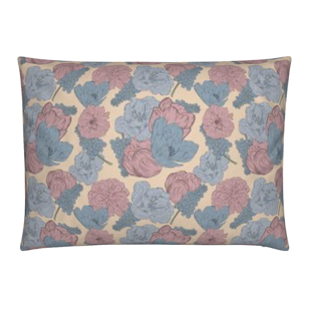 Blush & Sky Outdoor Kussen | Dutch Bloom Collection | By C Studio