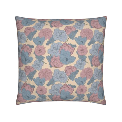Blush & Sky Fluwelen Kussen | Dutch Bloom Collection | By C Studio