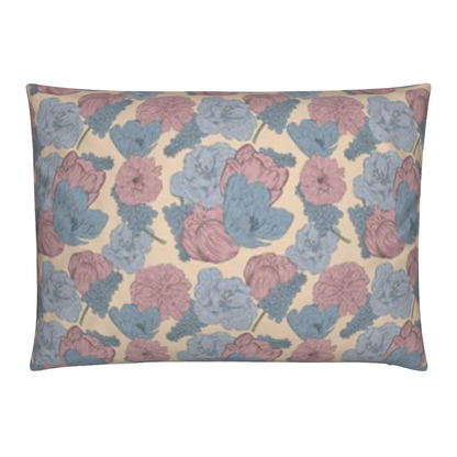 Blush & Sky Fluwelen Kussen | Dutch Bloom Collection | By C Studio